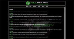 Desktop Screenshot of nullsecurity.net